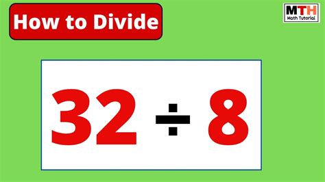 32 divided by 8|Solve 32div8 .